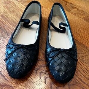 Loeffler Randall woven leather flats